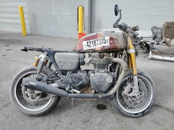  Salvage Triumph Motorcycle Thruxton