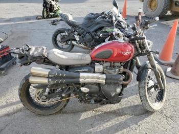  Salvage Triumph Motorcycle Street