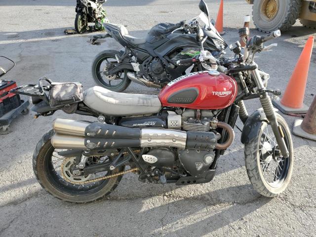  Salvage Triumph Motorcycle Street