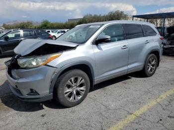  Salvage Toyota Highlander