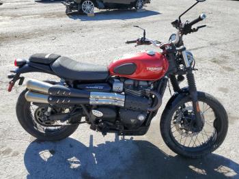  Salvage Triumph Motorcycle Street