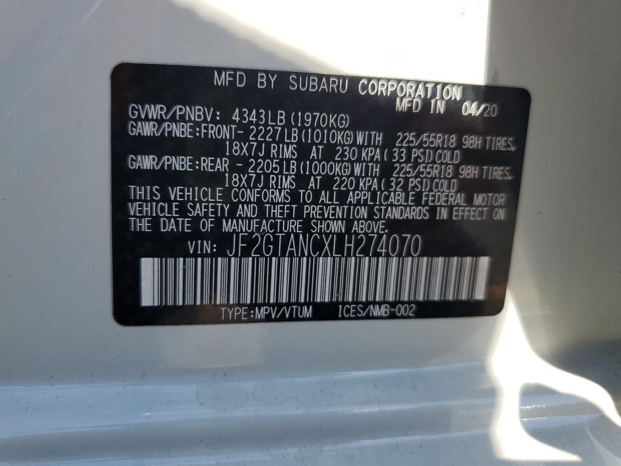 Subaru Crosstrek Limited Image 8