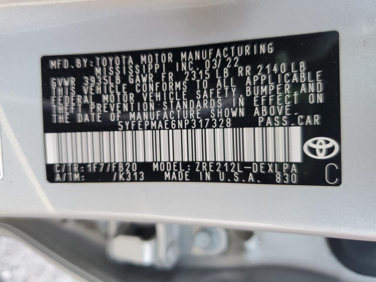 Toyota Corolla Le Image 8