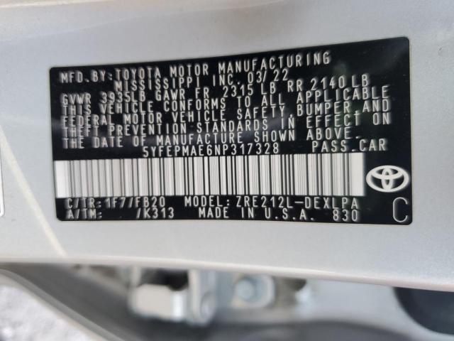 Toyota Corolla Le Image 8