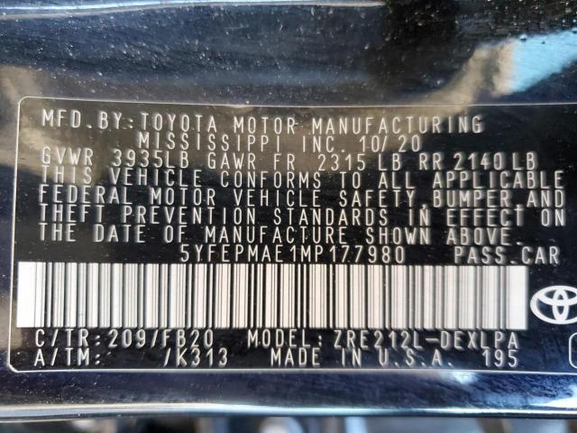 Toyota Corolla Le Image 11