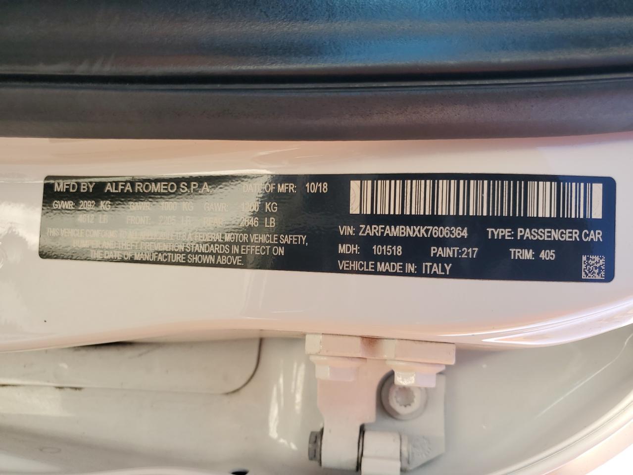 Alfa Romeo Giulia Ti Image 8