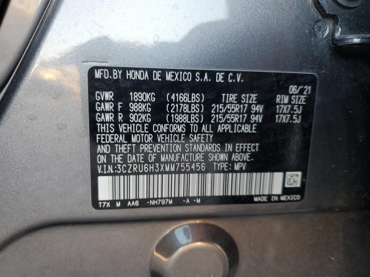 Honda HR-V Lx Image 13