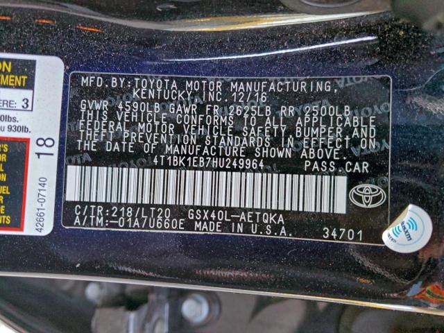 Toyota Avalon Xle Image 8