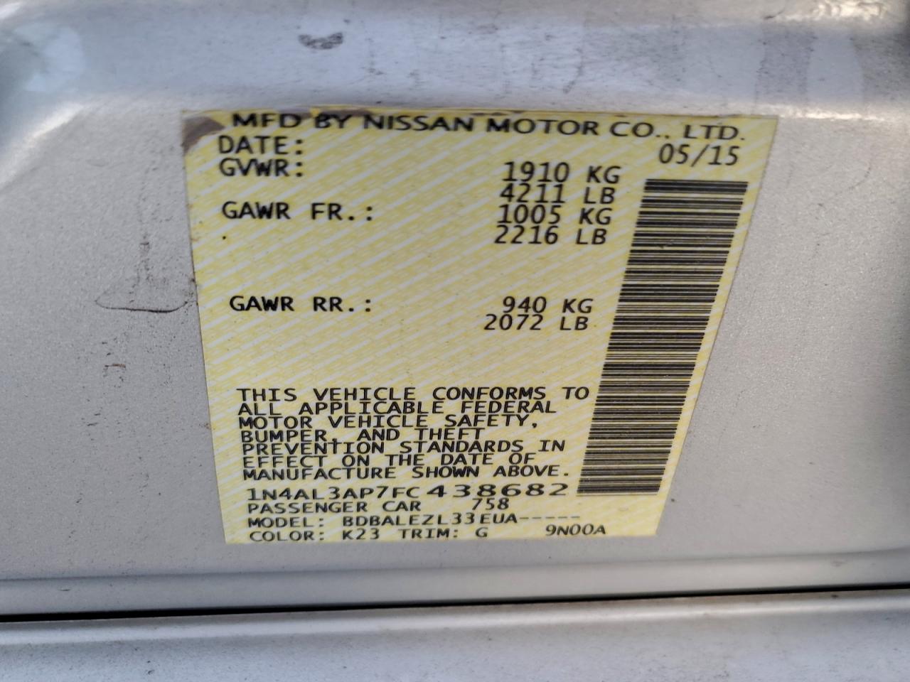 Nissan Altima 2.5 Image 11