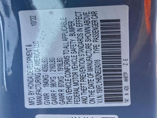 Honda Civic Sport Touring Image 11