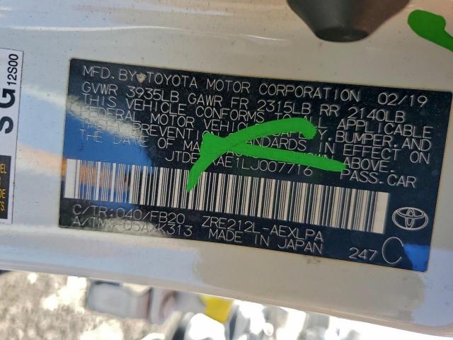 Toyota Corolla Le Image 8