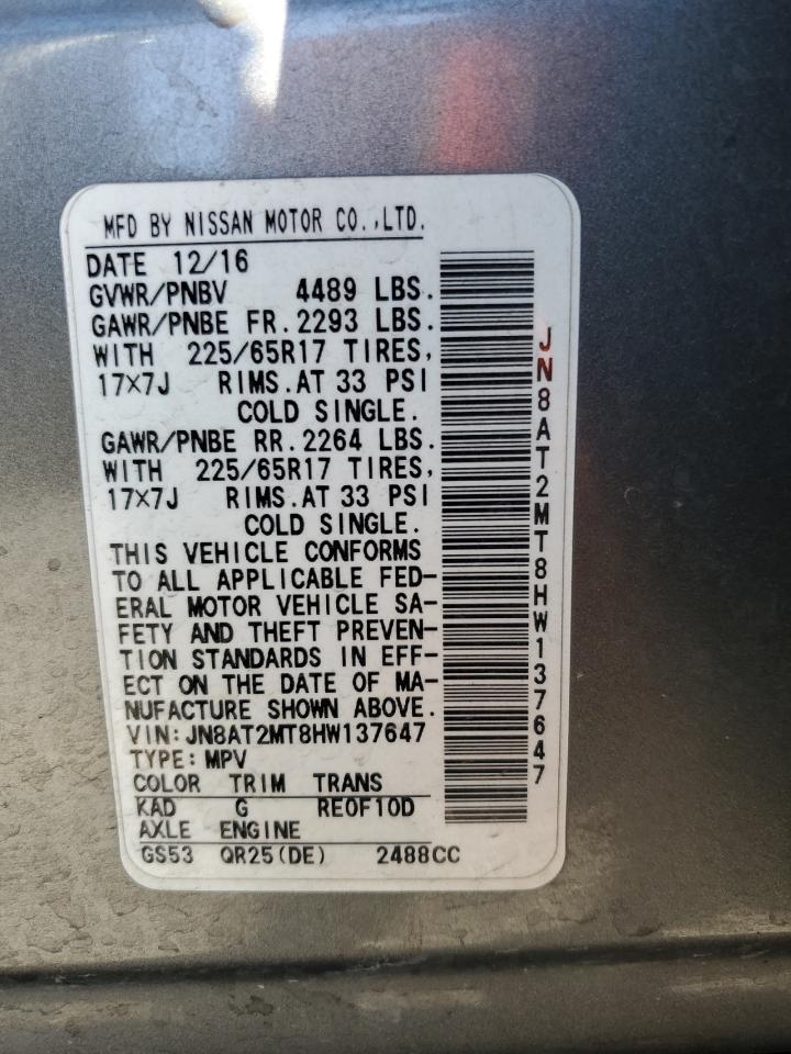 Nissan Rogue S Image 2