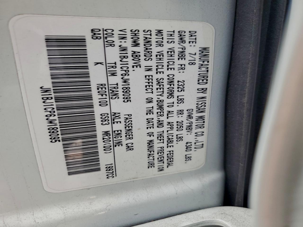 Nissan Rogue S Image 7