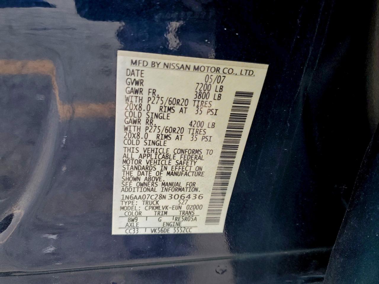 Nissan Titan Xe Image 12