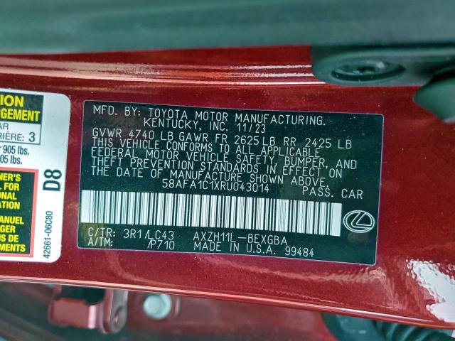 Lexus Es 300h Base Image 12