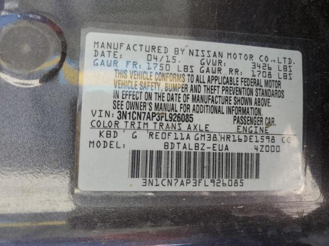 Nissan Versa S Image 8