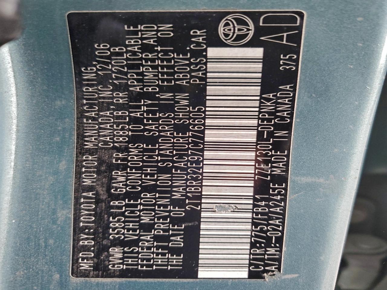 Toyota Corolla Ce Image 11