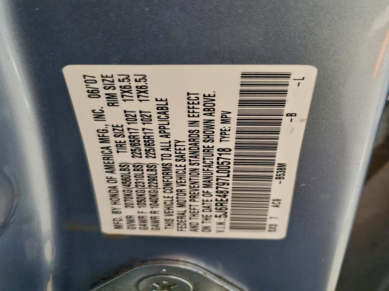 Honda Crv Exl Image 11