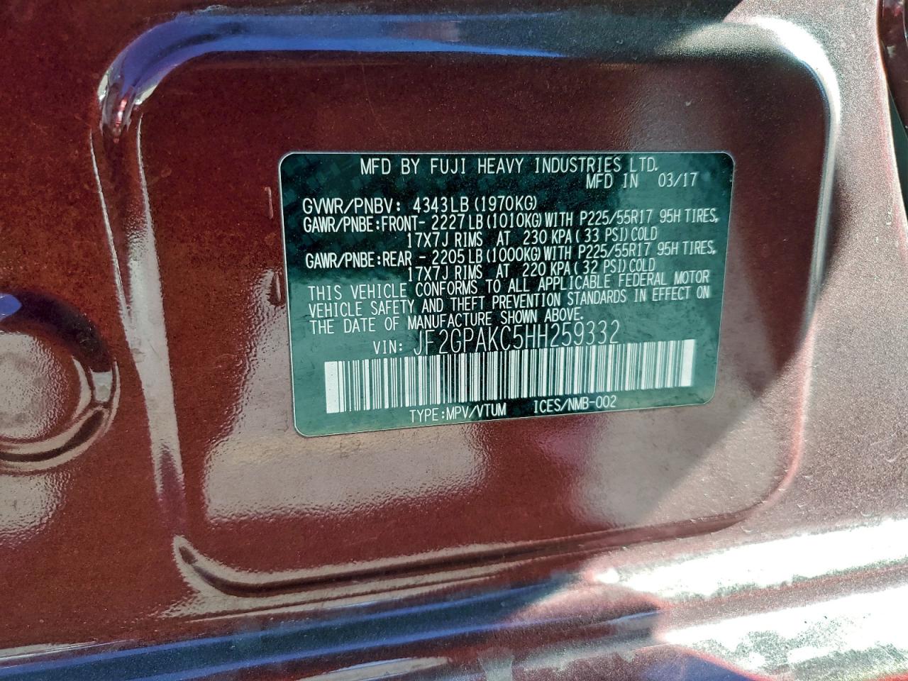 Subaru Crosstrek Limited Image 10