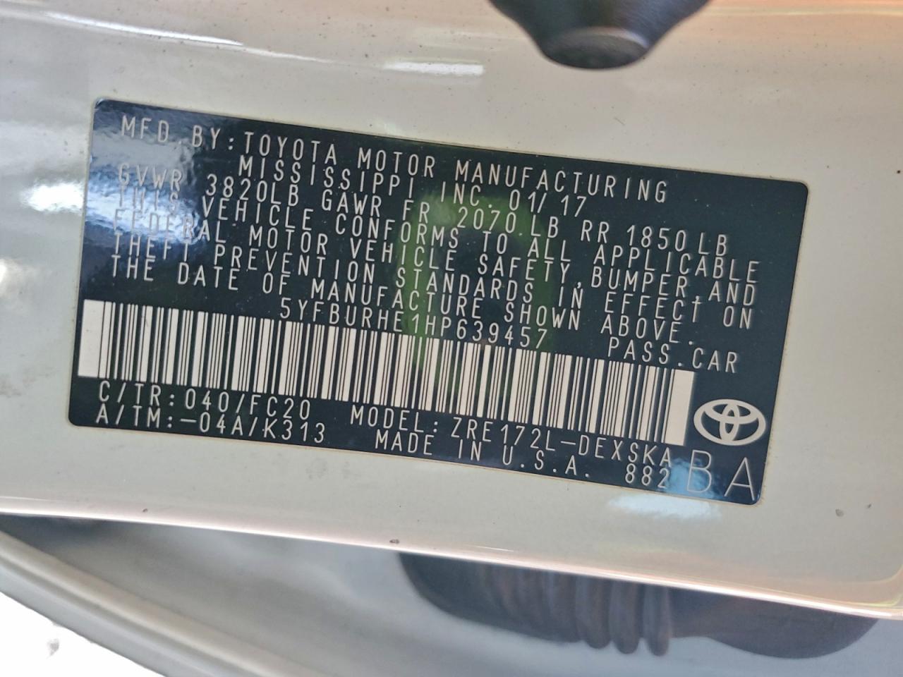 Toyota Corolla L Image 11