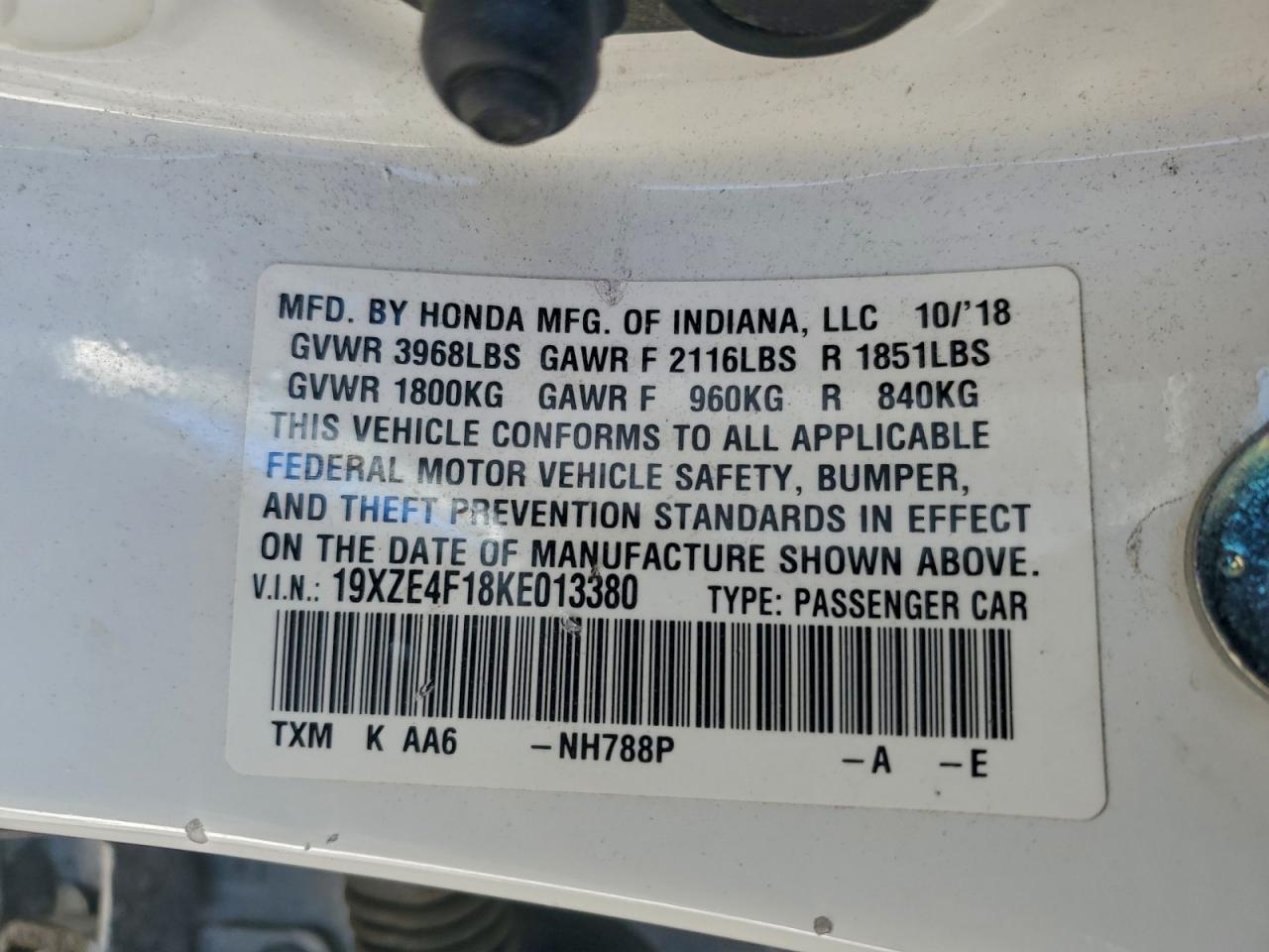 Honda Insight Lx Image 13